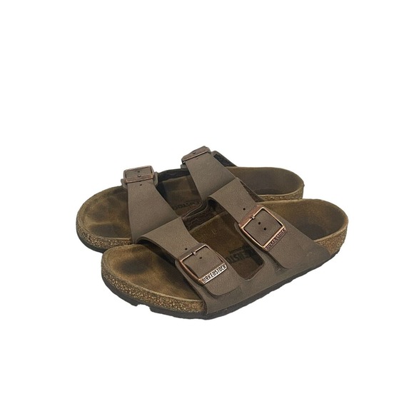 Birkenstock Other - Birkenstock Arizona Kids 32 US 1 N. Mocha Brown Birko Flor Double Strap Sandals